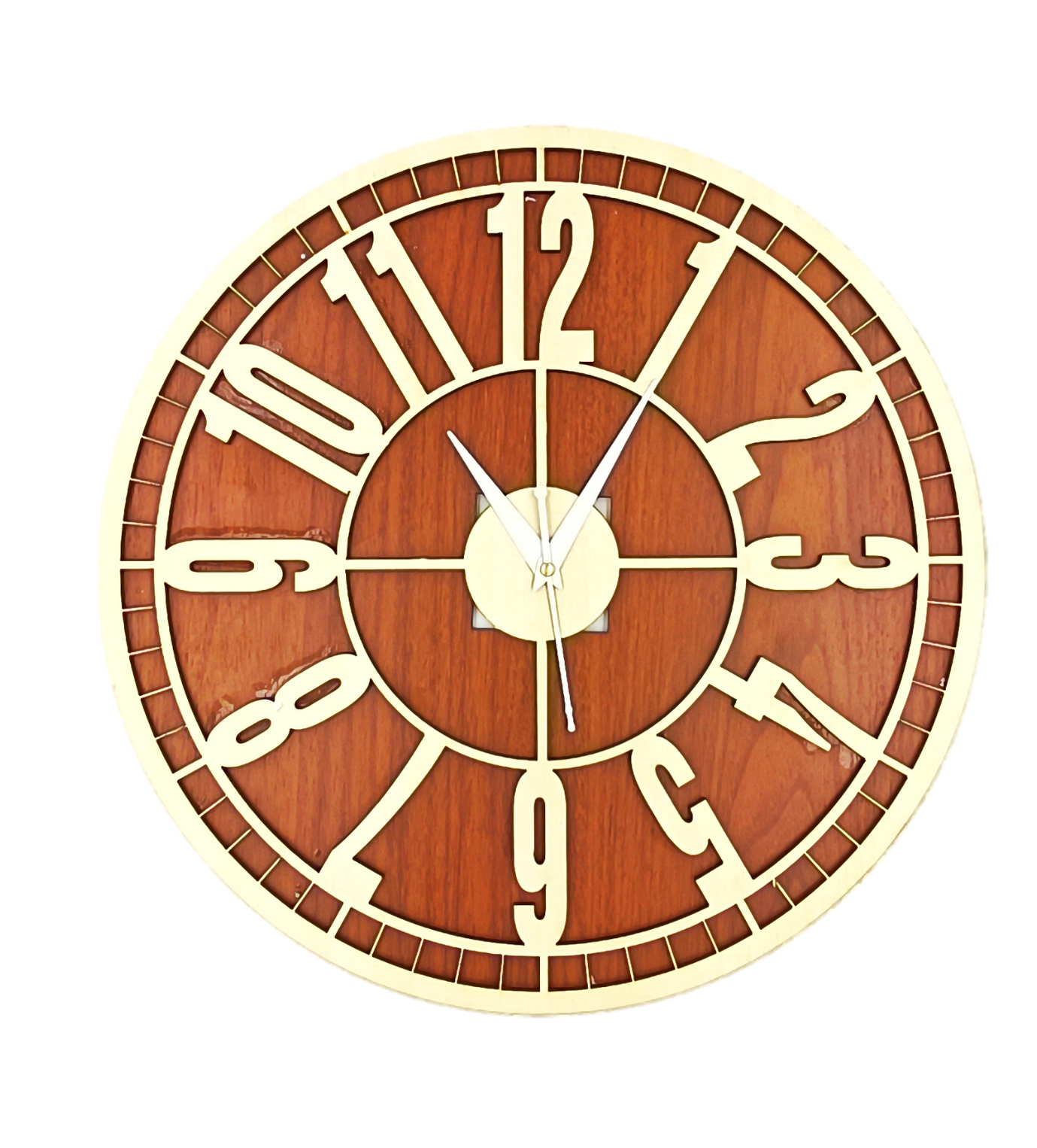 Wooden Wall Clock by Kiyara Creation